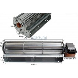 VENTILADOR TANGENCIAL UNIVERSALES, Y ESTUFAS PELLETS 300mm 28FR063R