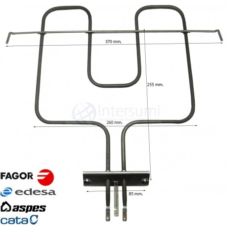 RESISTENCIA SUPERIOR PARA HORNO FAGOR, EDESA 1400W CA5G002A9